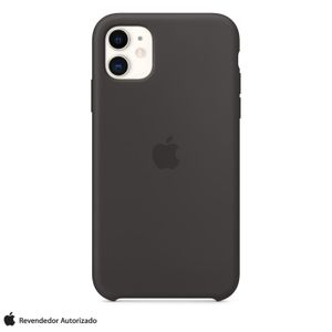 Capa para iPhone 11 de Silicone Preta - Apple - MWVU2ZM/A