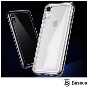 Capa para iPhone X e XS Safety Airbags em TPU Preto Transparente - Baseus - ARAPIPH58-SF01