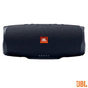 Caixa de Som Bluetooth JBL à Prova d´Água com Potência de 30 W Preta - JBLCHARGE4BLK