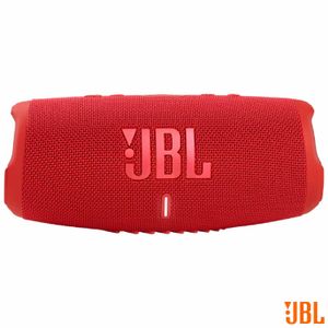 Caixa De Som Portatil JBL Charge 5 Bluetooth a Prova d´água 20h Bateria 40W IP67 Vermelha Powerbank