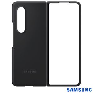 Capa Protetora para Galaxy Z Fold3 em Silicone Preto - Samsung - EF-PF926TBEGWW