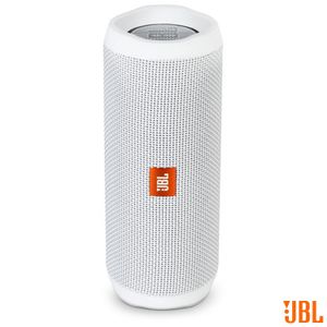 Caixa de Som Bluetooth JBL com Potência de 16W para iOS e Android Branco - FLIP4