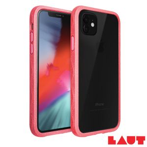 Capa para iPhone 11 Crystal Matter em Poliuretano e Policarbonato Coral - Laut - LT-IP19MCMPI