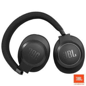 Fone De Ouvido Bluetooth JBL Over Ear LIVE660 Preto Até 50h De Bateria com Cancelamento De Ruído