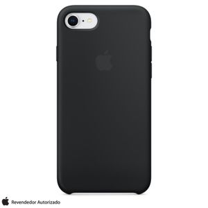 Capa para iPhone 7 e 8 de Silicone Preta - Apple - MQGK2ZM/A