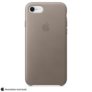 Capa para iPhone 7 e 8 de Couro Taupé - Apple - MQH62ZM/A