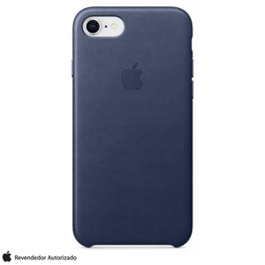 Capa para iPhone 7 e 8 de Couro Azul Meia-Noite - Apple - MQH82ZM/A