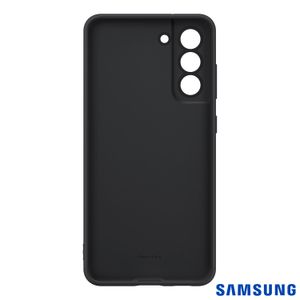 Capa Protetora para Galaxy S21 FE em Policarbonato e Silicone Preta - Samsung - EF-PG990TBEGWW