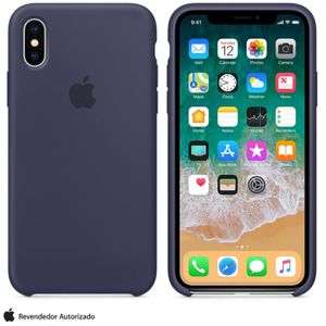 Capa para iPhone X de Silicone Midnight Blue - Apple - MQT32ZM/A