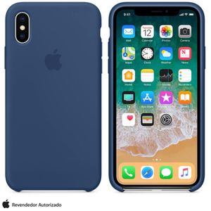 Capa para iPhone X de Silicone Blue Cobalt - Apple - MQT42ZM/A