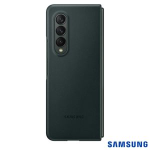 Capa Protetora para Galaxy Z Fold3 em Couro Verde - Samsung - EF-VF926LGEGWW