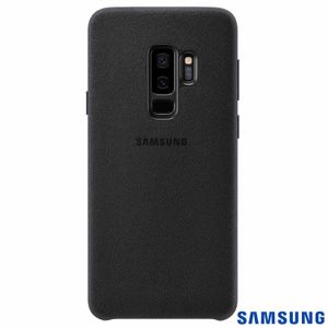 Capa para Galaxy S9+ Samsung  Alcântara Cover Preta - EF-XG965ABEGBR