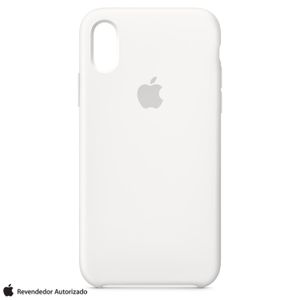 Capa para iPhone XS de Silicone Branco- Apple - MRW82ZM/A