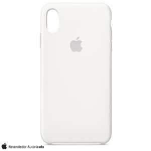 Capa Protetora para iPhone XS Max em Silicone Branca - Apple - MRWF2ZM