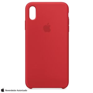 Capa Protetora para iPhone XS Max em Silicone Vermelha - Apple - MRWH2ZM