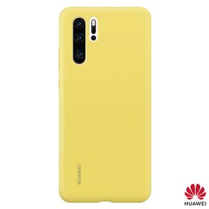 Capa Protetora para Huawei P30 Pro com Acabamento Soft Touch de Silicone Amarela - Huawei - HW-51992880