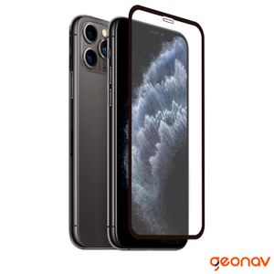 Película Protetora para iPhone 11 Pro de Vidro Transparente - Geonav - GLIP11P3D