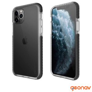 Capa Impact Pro para iPhone 11 Pro Max em TPU Flexível Preta - Geonav - IPI11PMBK