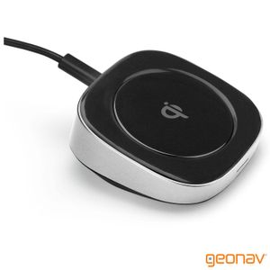 Carregador de Mesa por Indução para iPhone Preto - Geonav - QI15WA