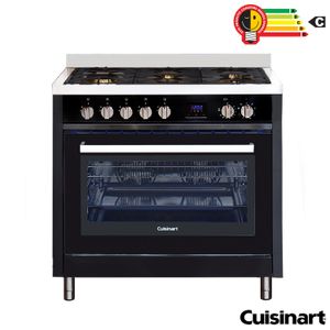 Fogão de Piso Cuisinart de 05 Bocas com Timer e Grill Preto - 4092740104