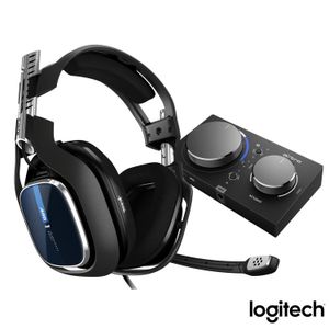 Headset Gamer Astro A40 Preto e MixAmp Pro para PS4 - 939-001791