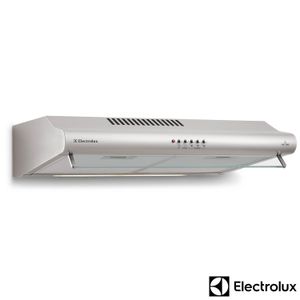 Depurador de Ar de 60 cm Electrolux com 3 Velocidades, exaustor e 2 Filtros, Inox - DE60X