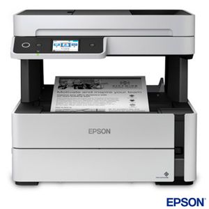 Impressora Multifuncional Epson EcoTank Jato de Tinta com USB 2.0 e Wi-Fi - M3170