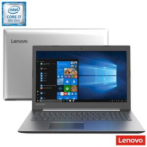 Notebook Lenovo, Intel® Core? i7 8550U, 12GB, 1TB, Tela de 15.6", NVIDIA GeForce MX150, IdeaPad 330 - 81FE000RBR