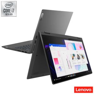 Notebook Lenovo 2 em 1, Intel® Core? i7 1065G7, 8GB, 256GB SSD, Tela de 14", Grafite, Ideapad Flex 5i - 81WS0004BR