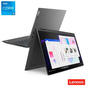 Notebook Lenovo 2 em 1, Intel Core i5 1135G7,8GB,256GB SSD,Tela 14", Placa Intel Iris Xe -Ideapad Flex 5i- 82LT0003