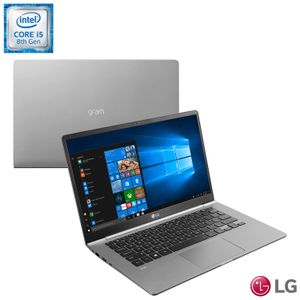 Notebook LG, Intel® Core? i5 - 8250U, 8GB, 256GB SSD, Tela de 14? Titânio - 14Z980-G.BH51P1