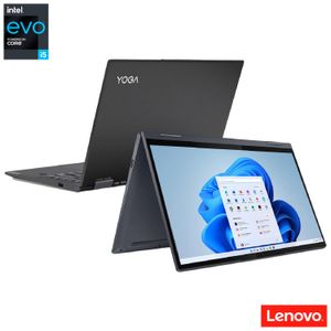 Notebook Lenovo, Intel® Core? i5 1135G7, 8GB, 512GB SSD, Tela de 14", Intel Iris® Xe, Grafite, 82LW0003BR - Yoga 7i