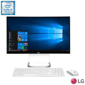 Computador All-In-One LG, Intel® Core? i5 - 7200U, 8GB, 1TB, Tela 23,8? e Intel HD Graphics 500 - 24V575-G.BH33P1