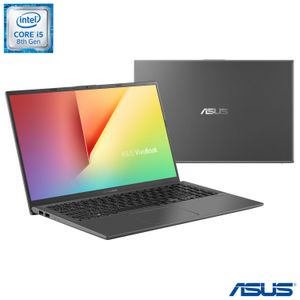 Notebook Asus VivoBook 15, Intel® Core? i5 8265U, 8GB, 1TB, Tela de 15,6", NVIDIA® GeForce® MX110, Cinza - X512FB-B