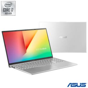 Notebook Asus VivoBook 15, Intel® Core? i7 1065G7, 16GB, 512 GB SSD, Nvidia MX330, Prata Metálico - X512JP-EJ228T