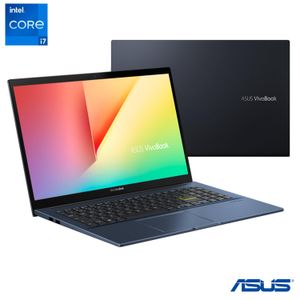 Notebook ASUS VivoBook 15, Intel® Core? i7 1165G7, 16GB, 512GB SSD, Tela NanoEdge de 15,6", Preto - X513EA-EJ1314T