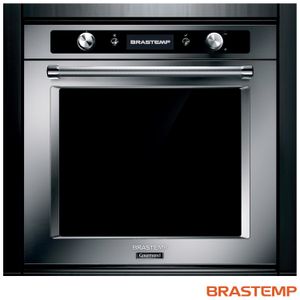 Forno de Embutir Elétrico Brastemp Gourmand 73 Litros Inox com Função Convecção e Meat Control - BOC60BR