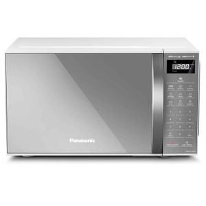 Micro-ondas de Mesa Panasonic com 21 Litros de Capacidade Branco com Porta Espelhada - NN-ST27LWRU