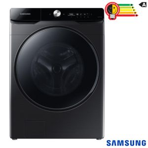 Lavadora de Roupas Samsung 18 Kg Black e Inox com 24 Programas de Lavagem Função Eco Bubble - WF18T6500GV/AZ