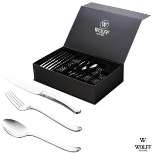 Faqueiro Wolff com 48 Peças em Inox - Oxford