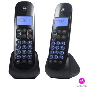 Telefone sem Fio Motorola com 01 Ramal, Viva-Voz, Identificador de Chamadas - MOTO750-MRD2