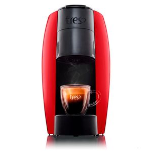 Cafeteira Espresso LOV Vermelha Automática - TRES 3 Corações