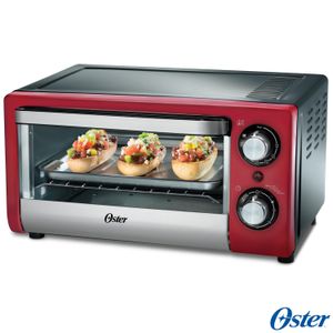 Forno Elétrico Compact Oster para Assar, Gratinar, Cozinhar e Tostar com Capacidade de 10 Litros - TSSTTV10LTR