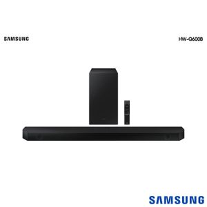 Soundbar Samsung HW-Q600B Wireless Dolby Atmos e Acoustic Beam 3.1.2 Canais, Sub Sem Fio 360W