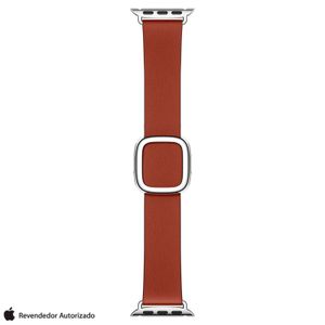 Pulseira para Apple Watch 45 mm de Elos P/M em Couro Vermelho Terra - Apple - MP853AM/A