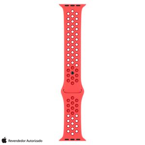 Pulseira para Apple Watch 41 mm Esportiva Nike em Fluorelastômero Vermelho Vivo e Gym Red - Apple - MPGW3AM/A