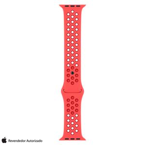 Pulseira para Apple Watch 45 mm Esportiva Nike em Fluorelastômero Vermelho Vivo e Gym Red - Apple - MPHA3AM/A