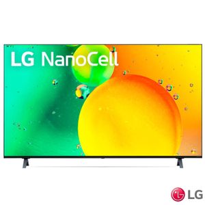 Smart TV LG 4K NanoCell 50" Polegadas 50NANO75 com A5 Gen5 AI Processor 4K, Controle Smart Magic, Google, Alexa e W