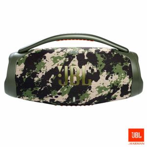 Caixa De Som Bluetooth JBL Boombox 3 Camuflada Até 24h de Reprodução IP67 À Prova d´água 130W