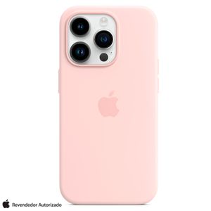 Capa para iPhone 14 Pro com MagSafe em Silicone Rosa-giz - Apple - MPTH3ZE/A